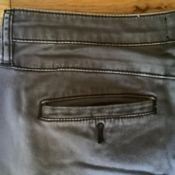 Chino by Anthropologie Gray Crop Cotton Slim Pants Size 29 - Picture 9 of 9